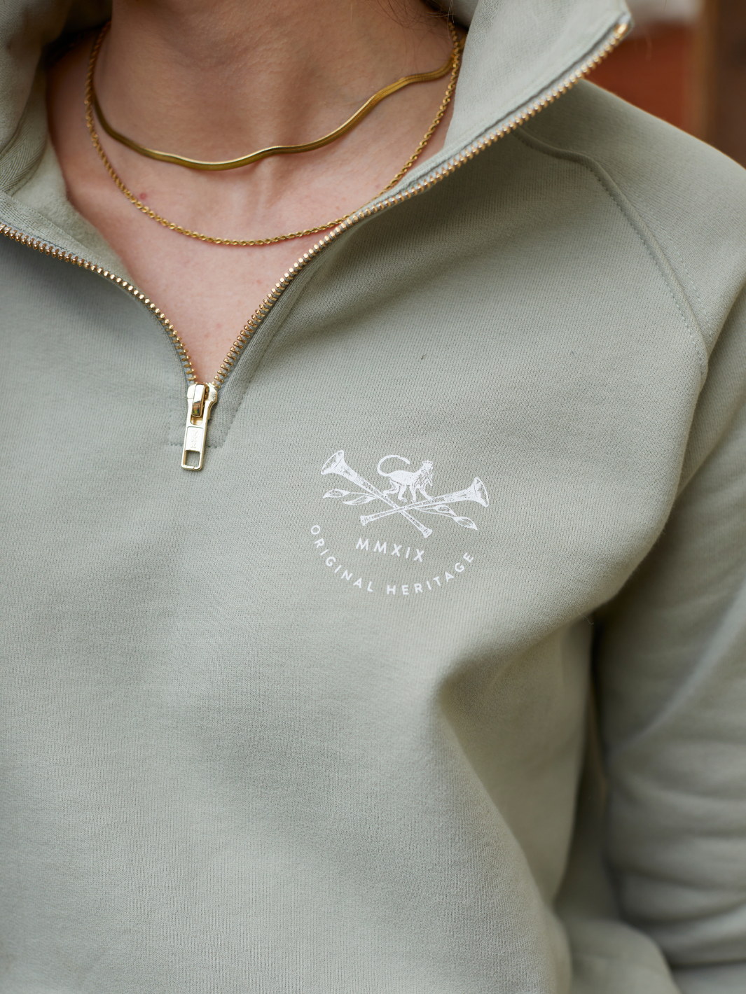 Allegra Heritage Quarter Zip Sweatshirt