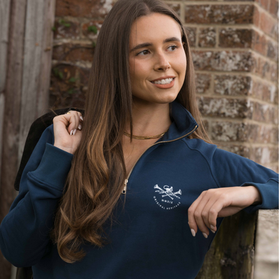 Allegra Heritage Quarter Zip Sweatshirt