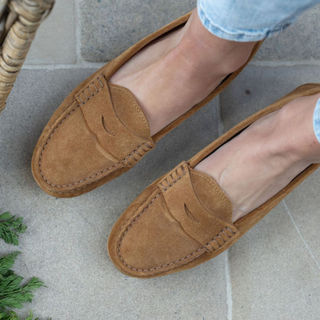 Womens suede loafers uk hotsell